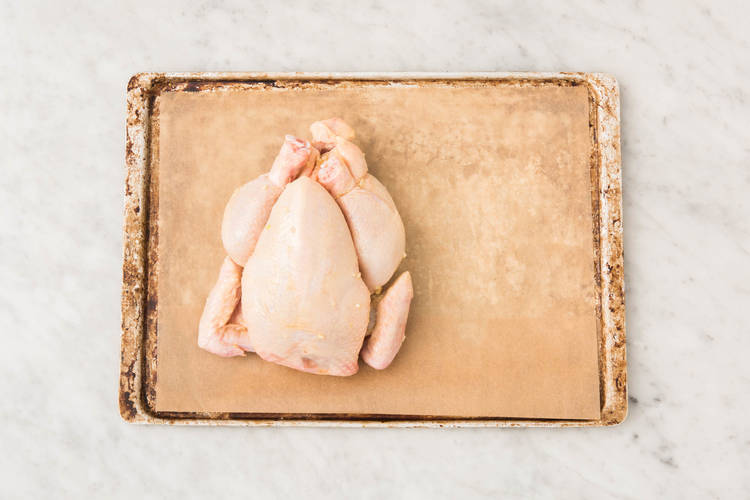 Hähnchen backen