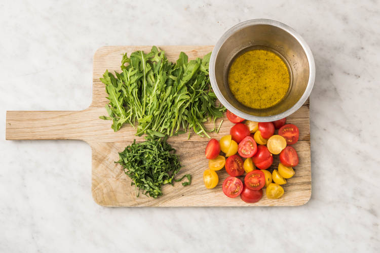 Préparer la salade