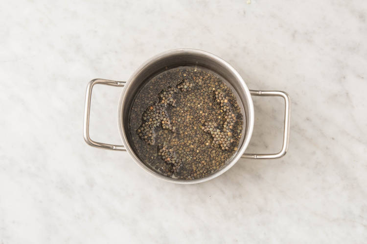 Cooking lentils