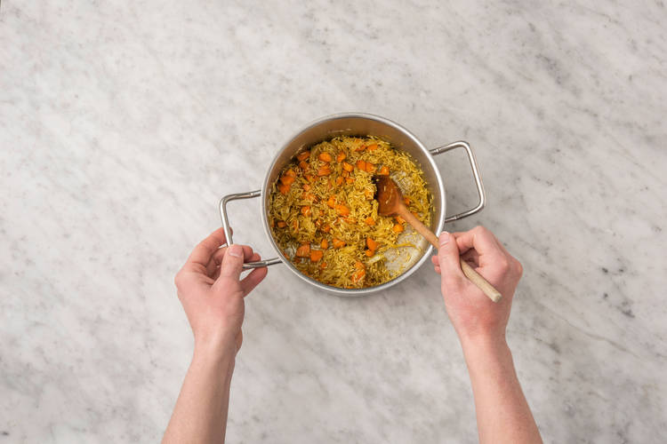 Start the Pilaf