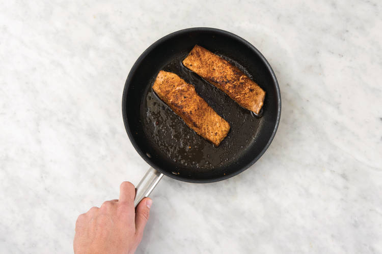 COOK THE SALMON