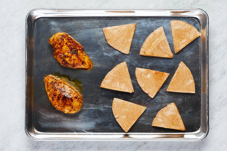 Cook Chicken and Pitas