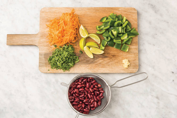 PREP THE CHICKEN & VEG