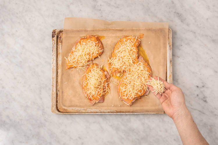 Bake the chicken