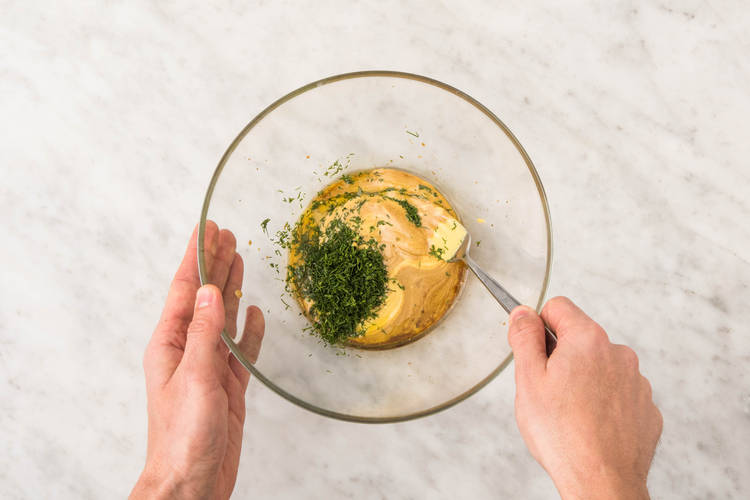 Préparer la vinaigrette