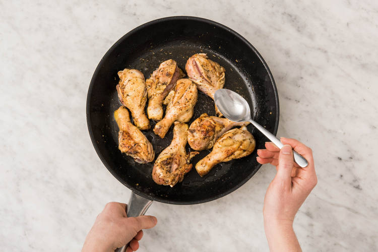 Cuire le poulet