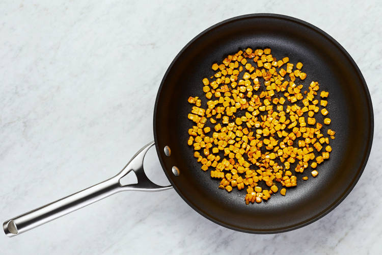 Char Corn and Make Garlic Butter
