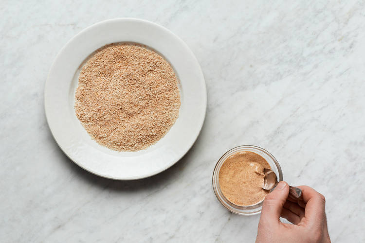 Season Panko and Make Sauce
