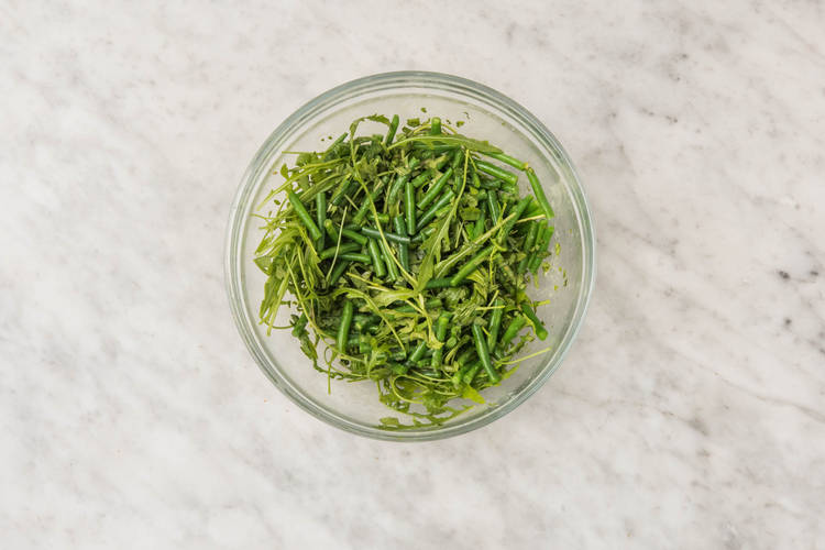 Préparer la salade