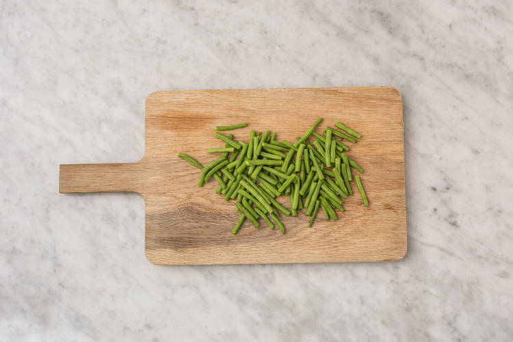Faites cuire les haricots verts