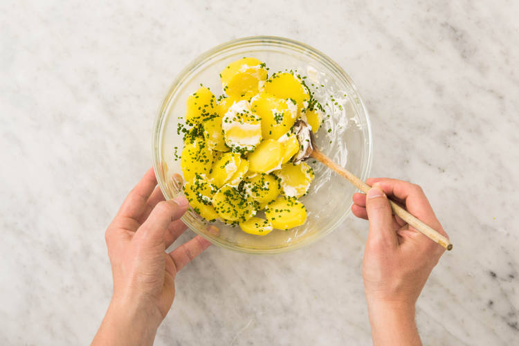 Aardappelsalade maken