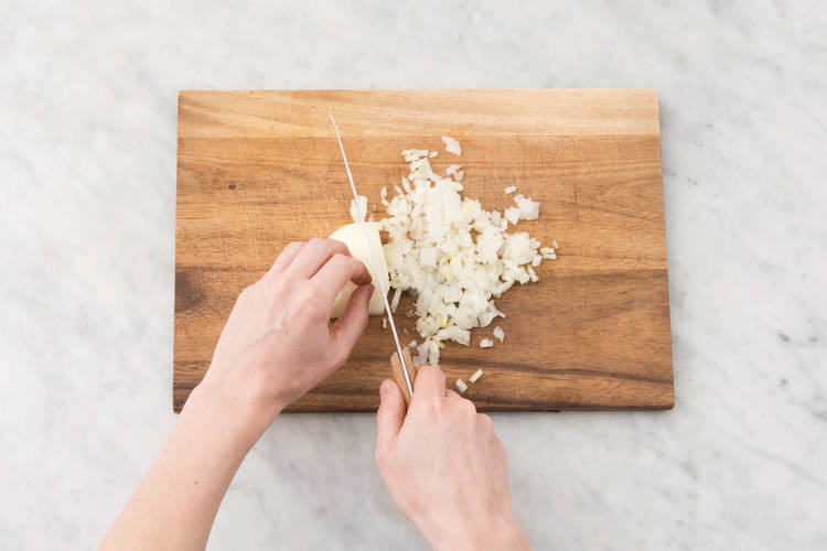 chop onion