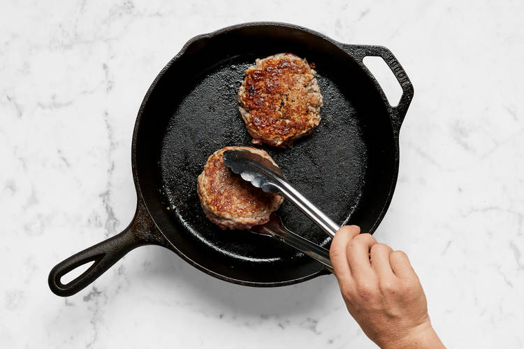 Cook Patties and Toast Buns