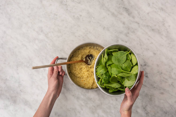 Add the Spinach