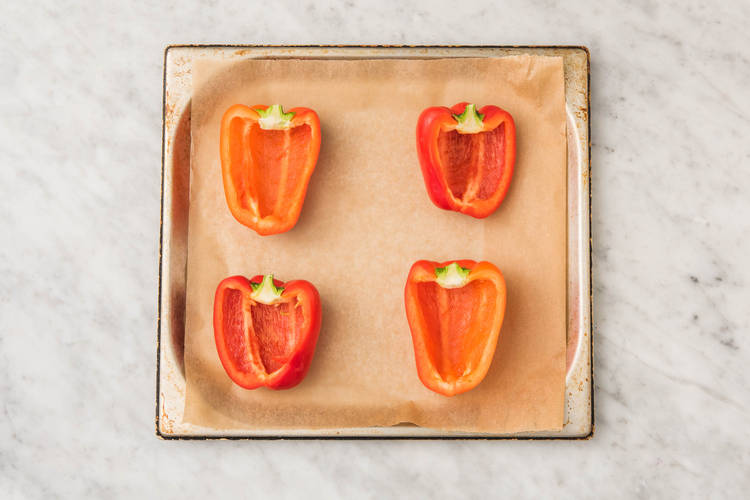 Faites cuire de poivron