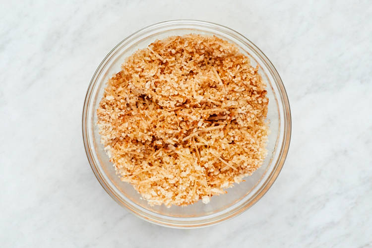 Preheat and Mix Panko