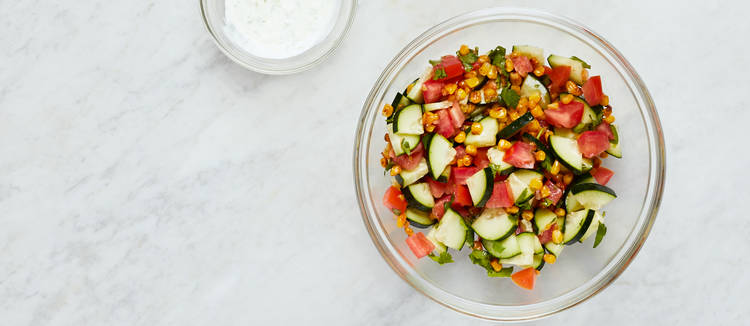 Make Salad and Crema