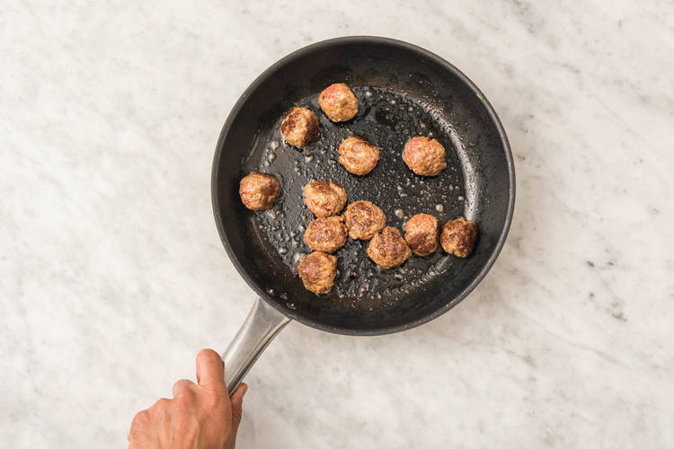 COOK THE MEATBALLS