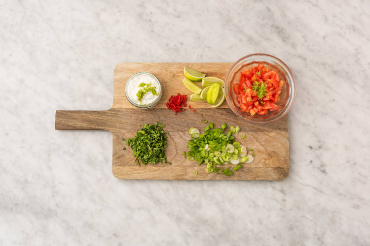 Prep the Garnishes