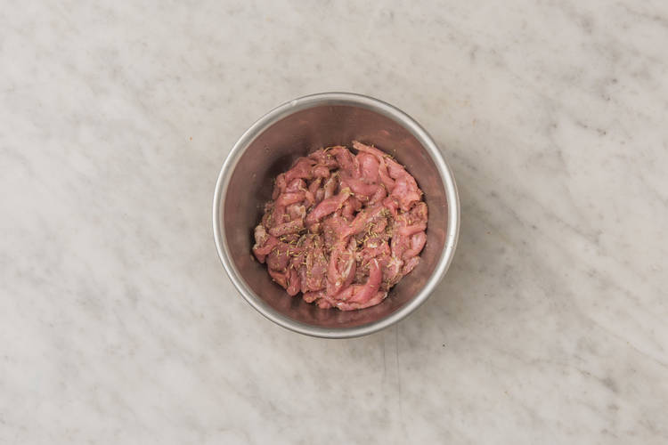Fleisch und kräuter