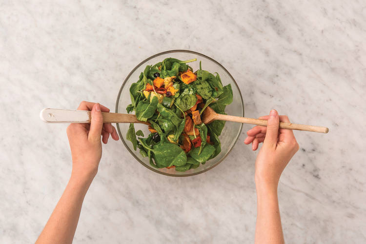 TOSS THE ROAST VEGGIES