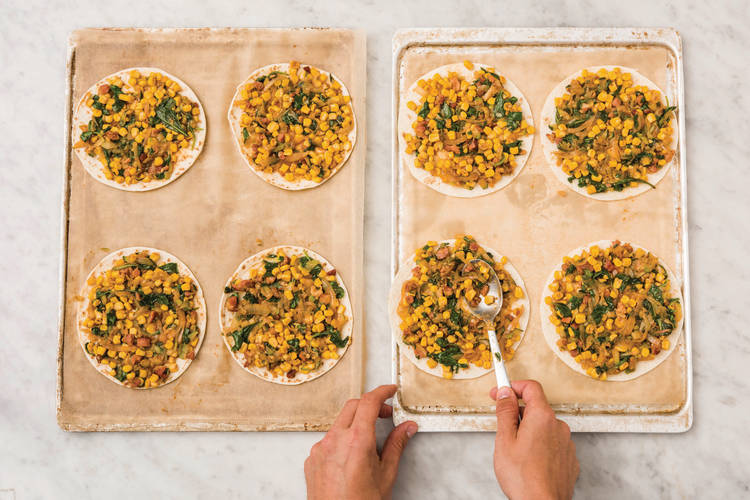 ASSEMBLE THE QUESADILLAS