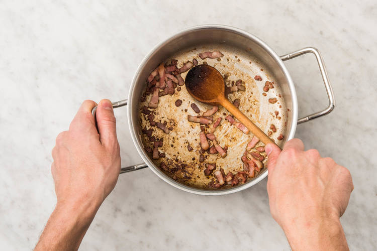 Bacon braten