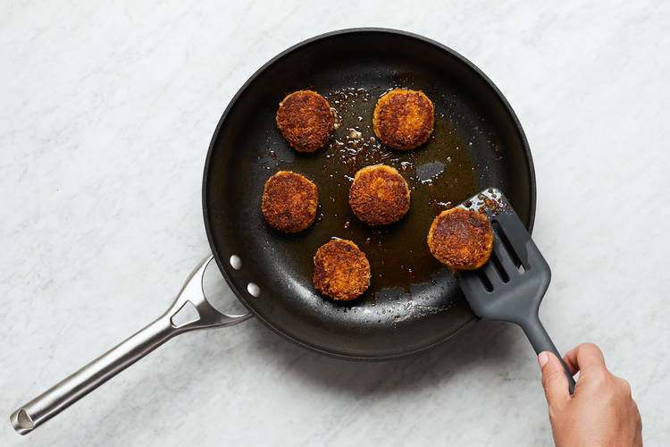 Coat and Cook Crab Cakes