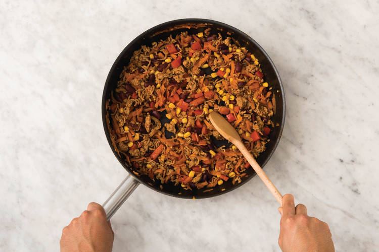 Add the veggies