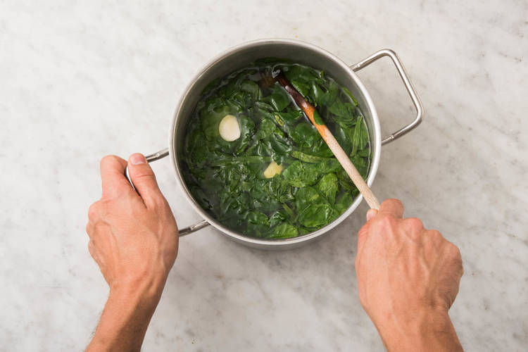 Spinazie koken