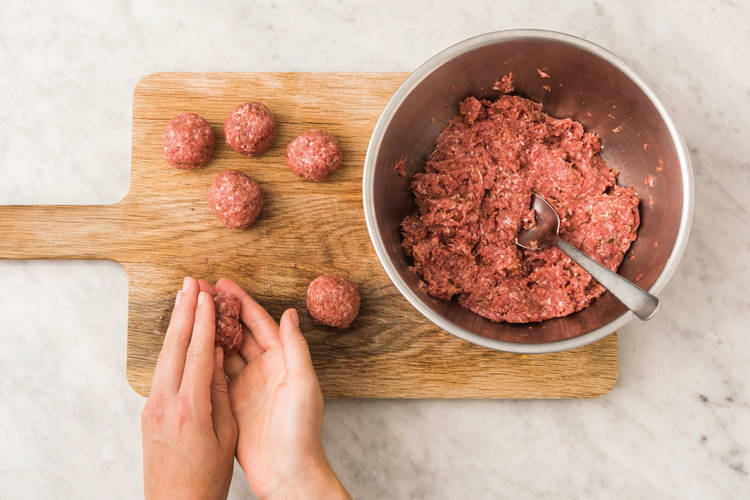 COOK THE MEATBALLS
