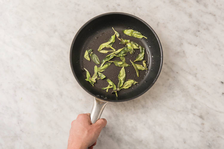 PAN-FRY THE SAGE