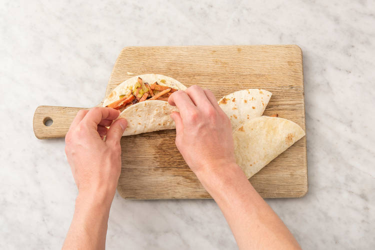 ASSEMBLE QUESADILLAS