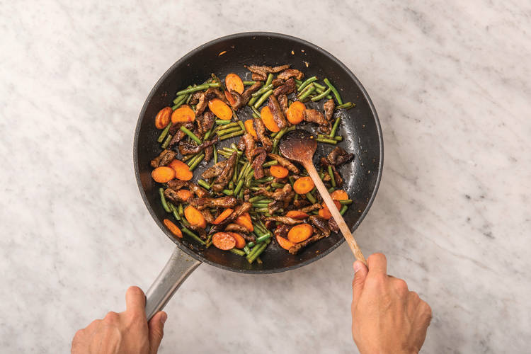 cook veggies