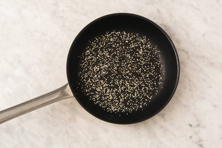 TOAST THE SESAME SEEDS