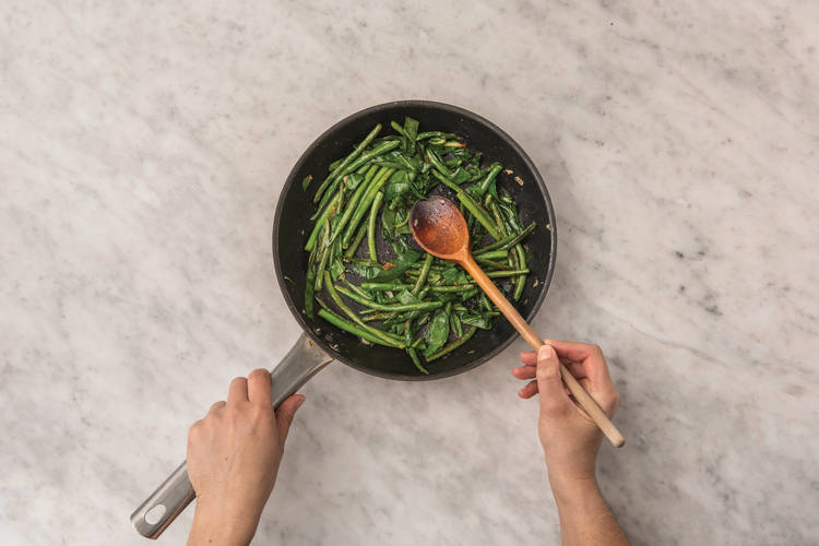 Cook veggies