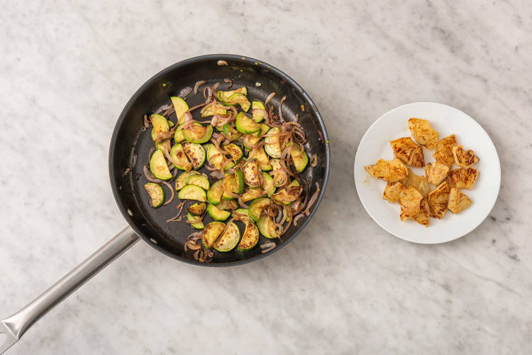 COOK VEG AND PINEAPPLE