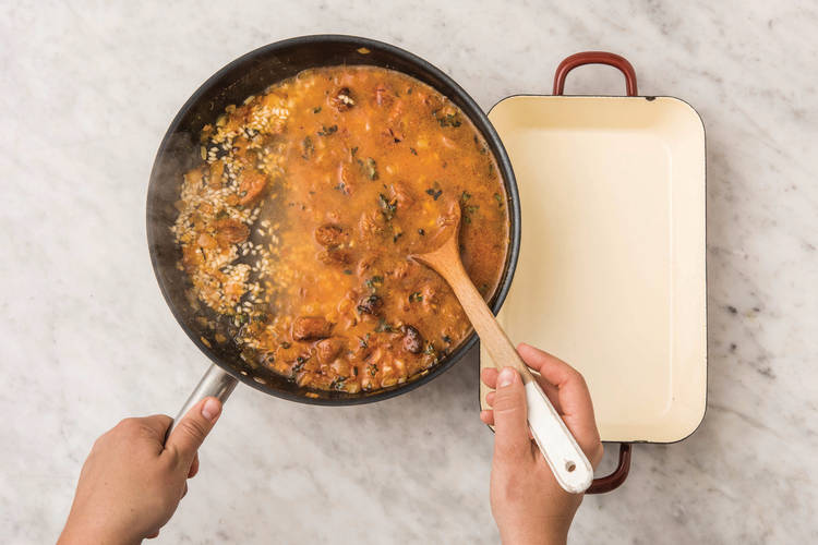 Bake risotto