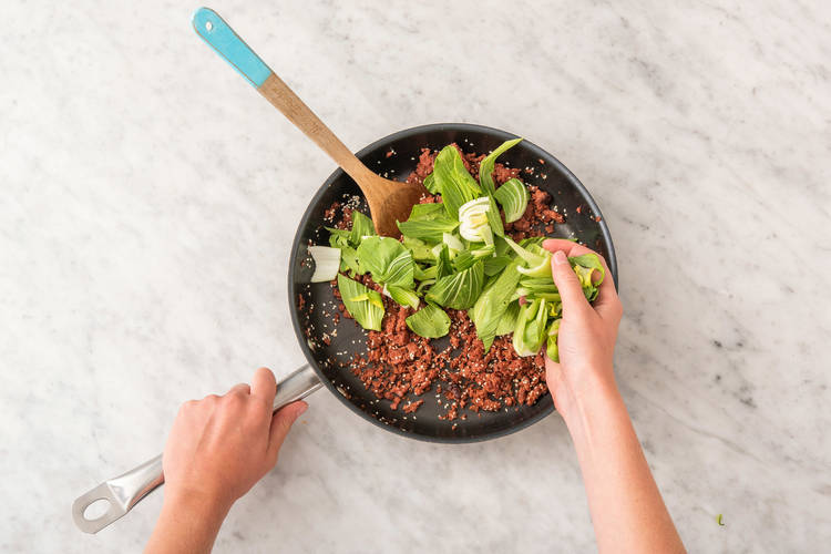 COOK BOK CHOY & ASSEMBLE