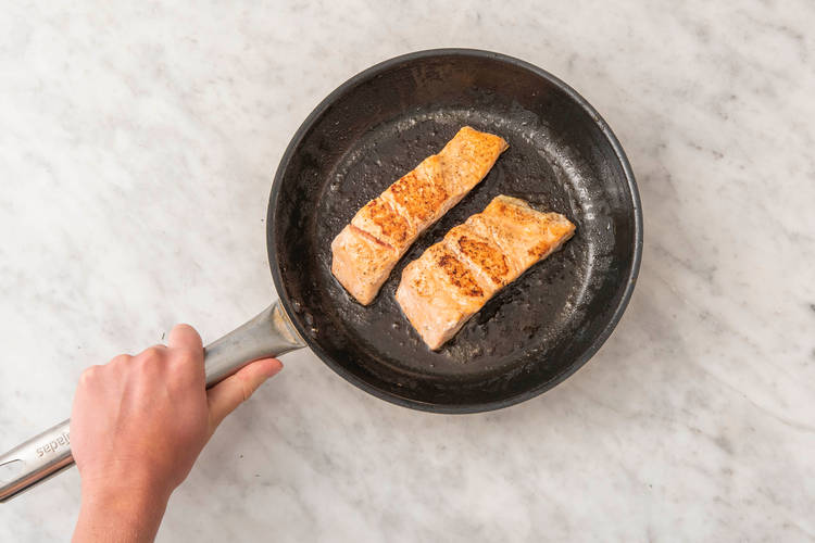 Lachs braten