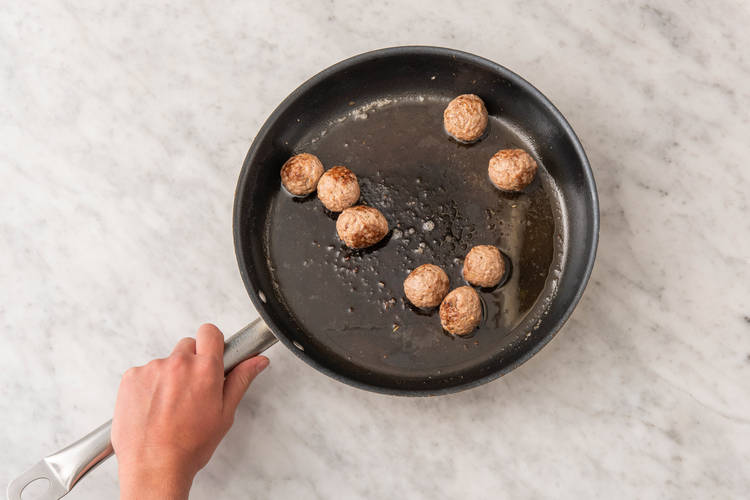 Brown the Meatballs
