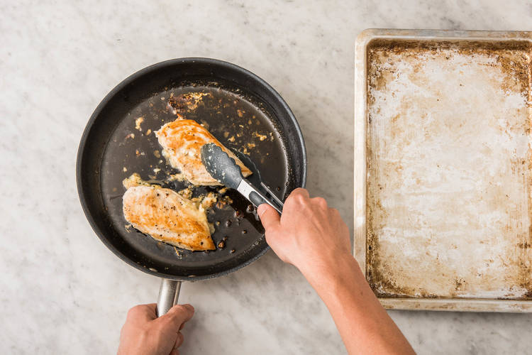 COOK CHICKEN & FINISH POTATOES