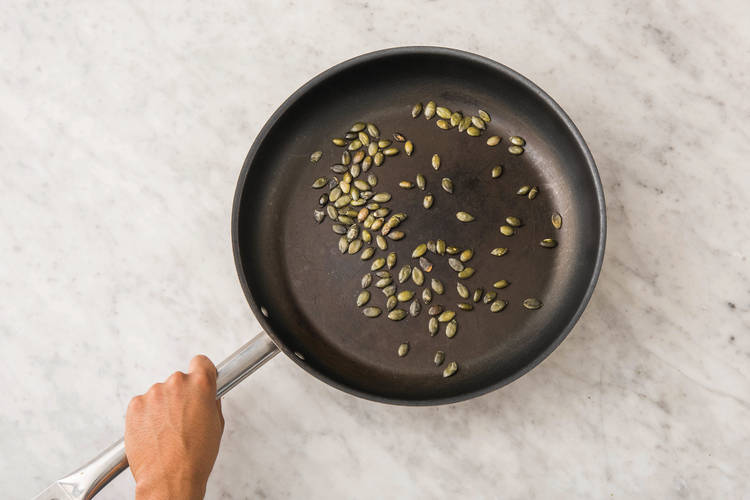 Toast the pepitas