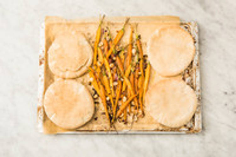 Pita's verwarmen