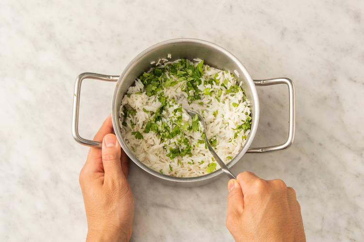 FINISH KEEMA AND RICE