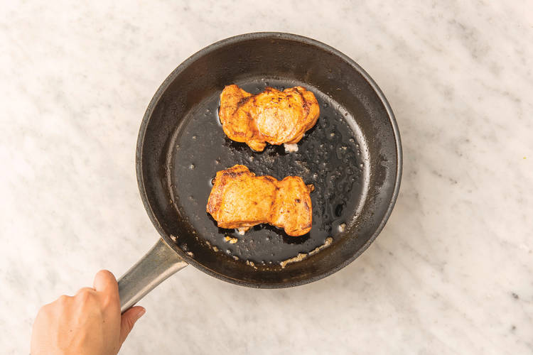 Cook chicken