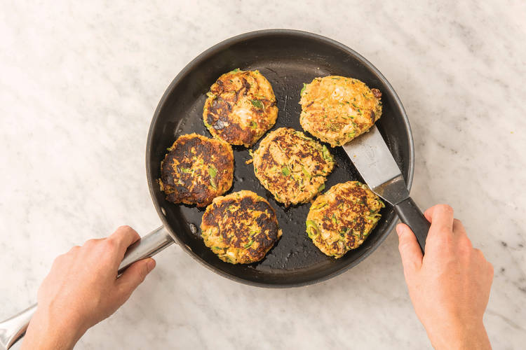 Cook the patties