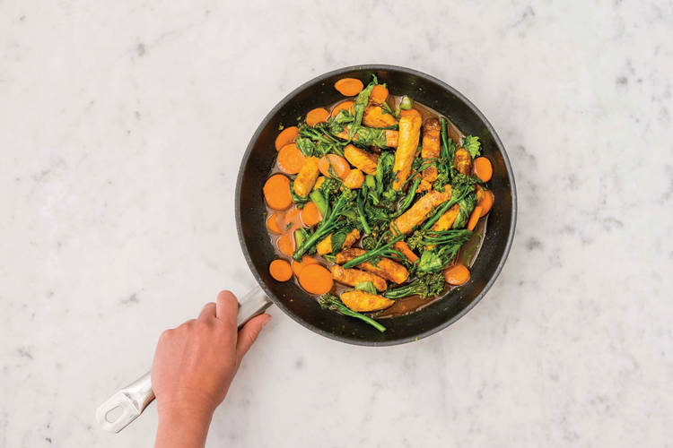 cook veggies