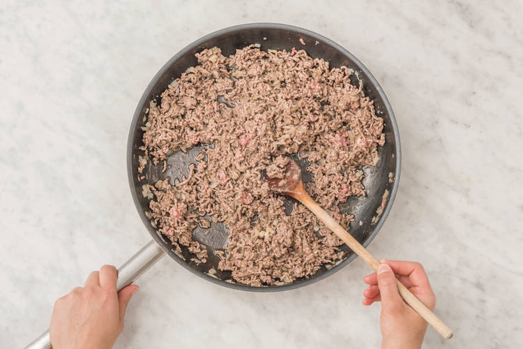 Cook the mince