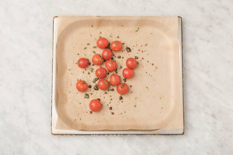 Roast the tomatoes